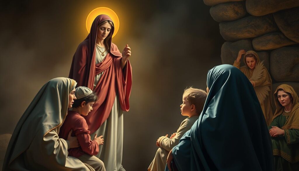 Święta Laura jako patronka wdów i sierot